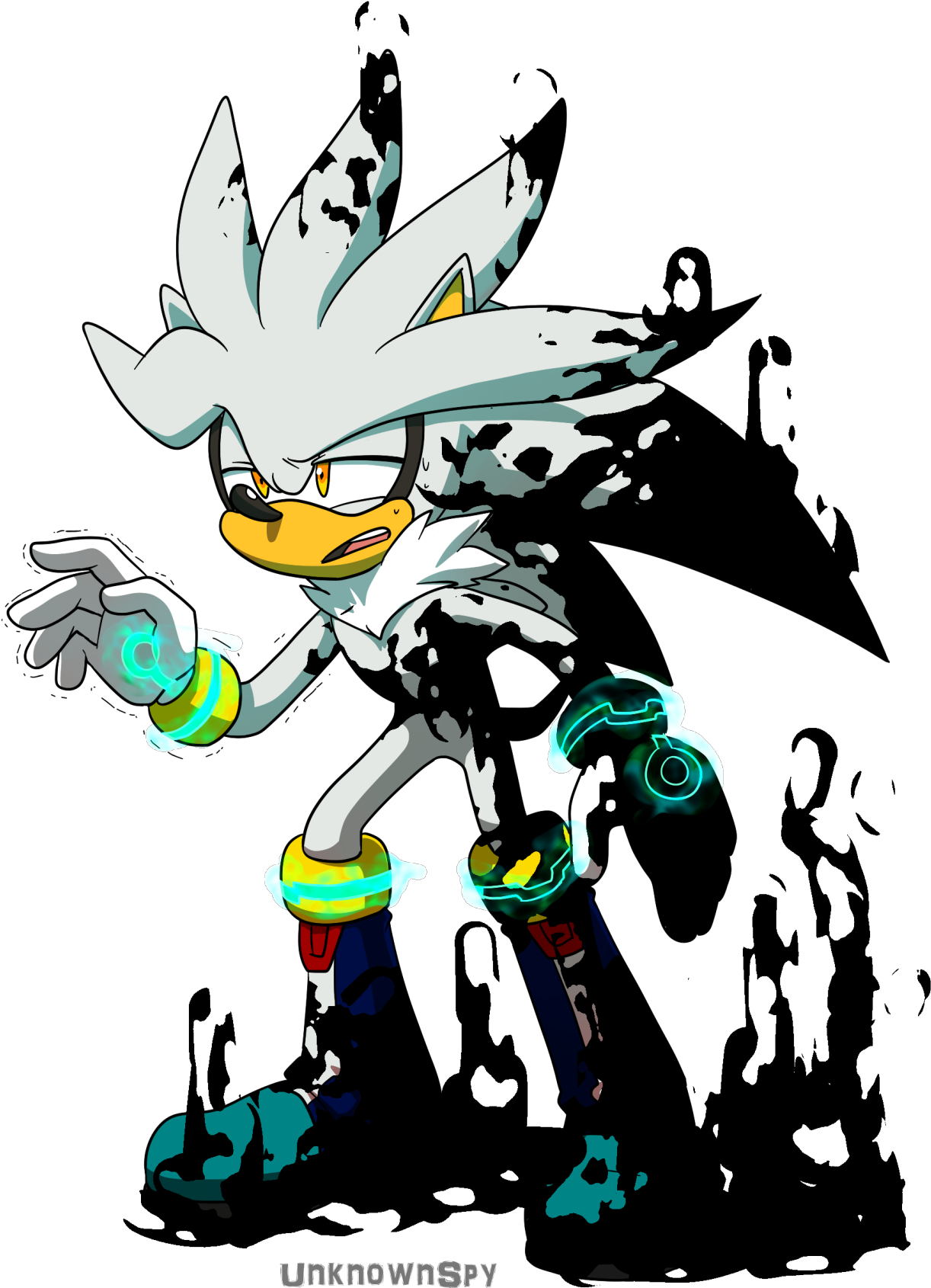 Silver Venice - Silver The Hedgehog All Designs (1280x1767)