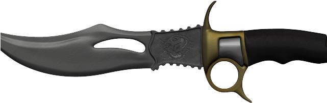 Hunting Clipart Knife - Knives Png (641x202)