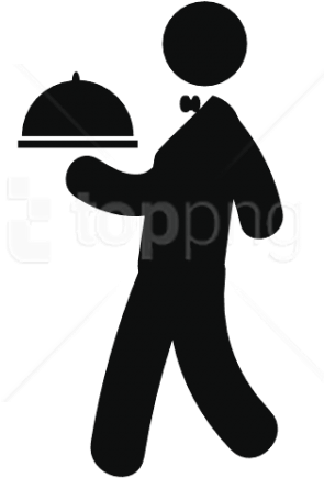 Download Waiter Clipart Png Photo - Restaurant Icon Vector Png (480x480)