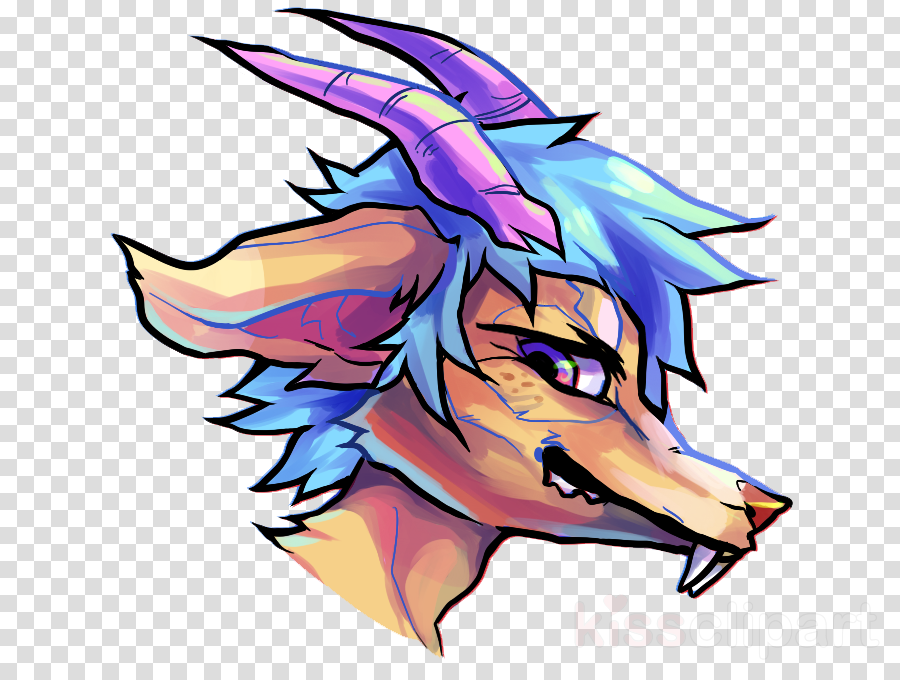 Mythical Creature Clipart Cartoon Clip Art - Kiss Sticker (900x680)