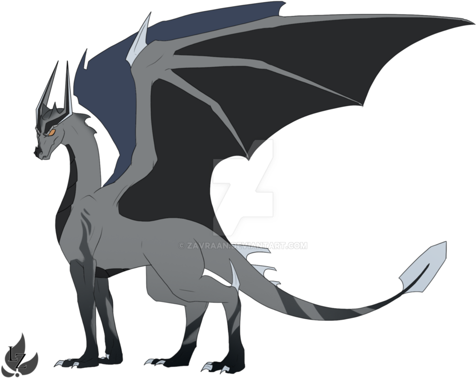Clip Art Freeuse Library Metal Dragon By Zavraan On - Full Body Dragon Drawing (1001x798)