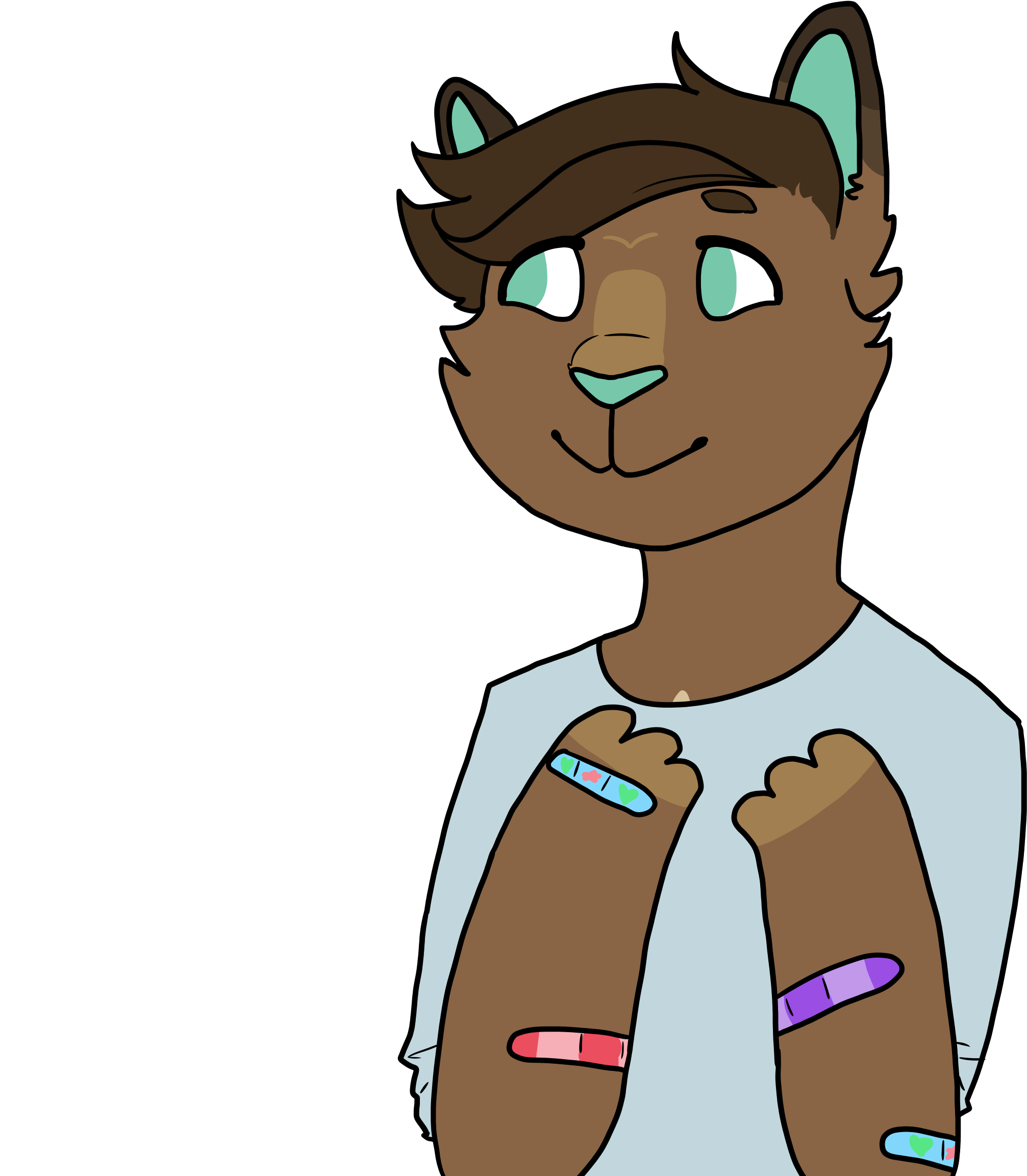 He's Very Sweet And Kind He's Like 15 He Lives With - Cartoon (2400x2400)