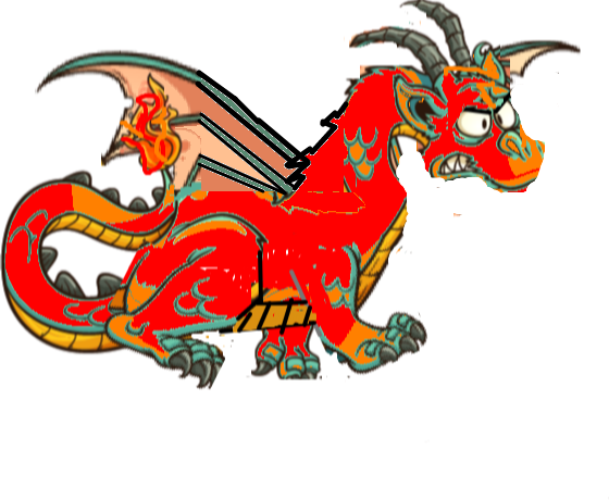 Nervous Dragon - - Cartoon (560x460)