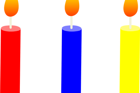 Heh Clipart Candle - Clip Art Birthday Candle (450x300)