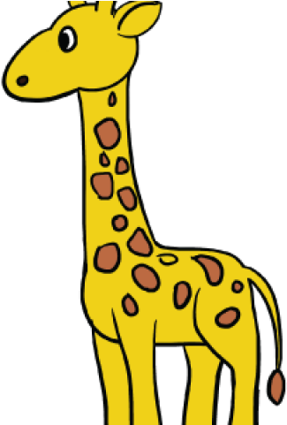 Drawn Giraffe Simple - Cartoon Giraffe Drawing Easy (640x480)