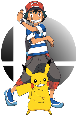 Jump - 7/10 - Weight - 6/10 - Note - Like Lucario, - Ash Ketchum Pokemon Sun And Moon (300x476)