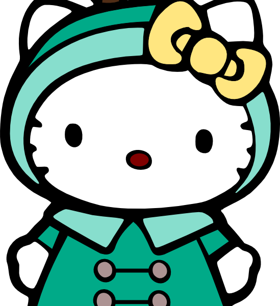 Hello Kitty Christmas Images Hello Kitty Christmas - Hello Kitty Vector Png (549x600)
