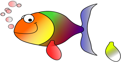 Rainbow Fish Clipart At Getdrawings - Fish Moving Clip Art (700x524)