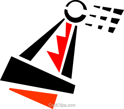 Pylon Royalty Free Vector Clip Art Illustration - Pylon Royalty Free Vector Clip Art Illustration (480x422)