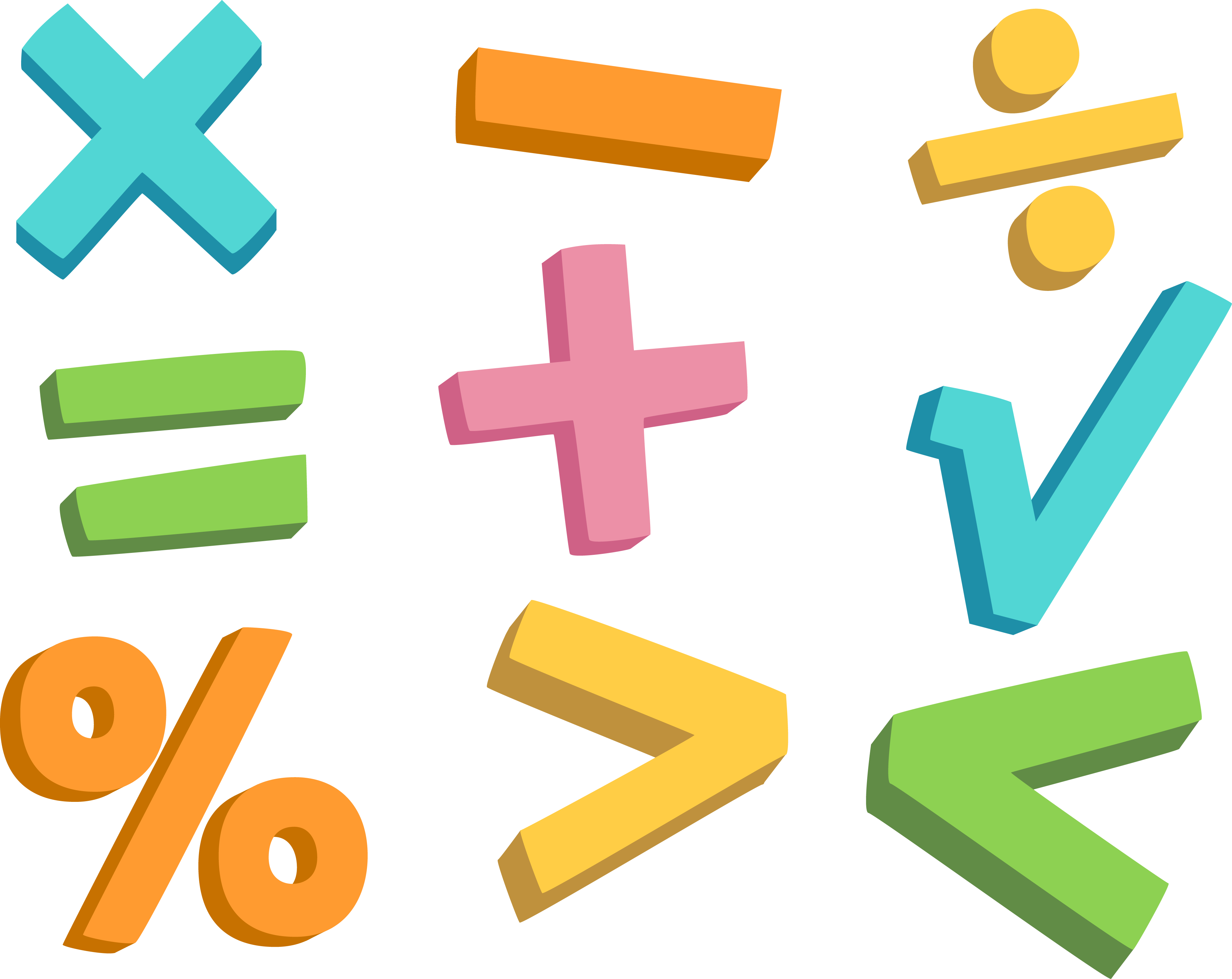 Math - Math Symbols Clipart (3790x3012)