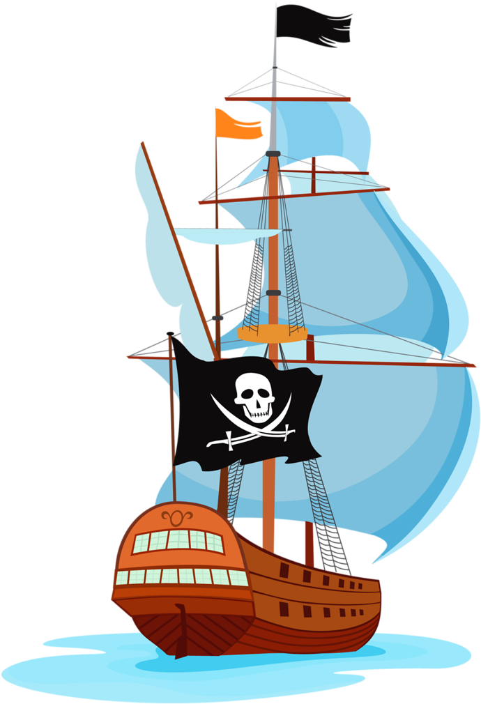 Pirata Pirate Clip Art, Pirate Face, Sea Pirates, Pirate - Kapal Bajak Laut Vektor (731x1024)