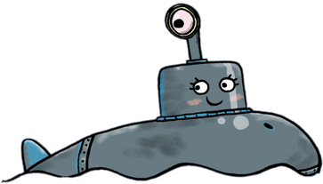 Toot Character Sasha The Submarine - Toot Character Sasha The Submarine (400x400)