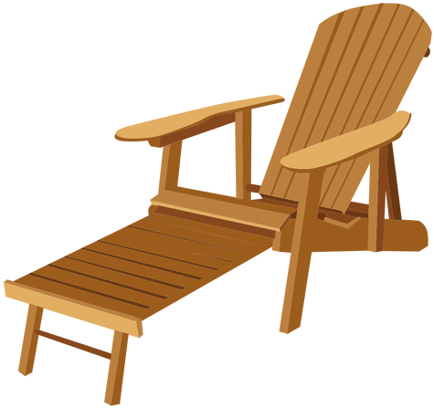 Adirondack Lounge Chair Transparent Transparent Background - Espreguiçadeira Png (512x512)