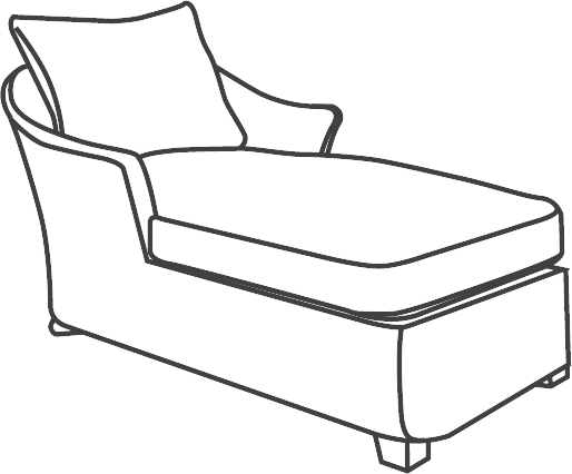 Regent Day Chaise & Day Bed Cover - Sleeper Chair (514x426)