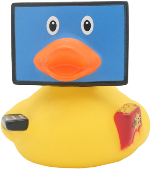 Tv Duck - Rubber Duck (599x600)