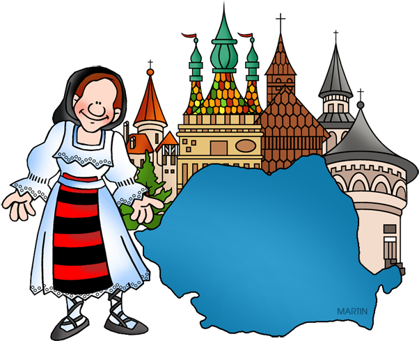 Romania Map - Romania Cartoon Png (648x506)