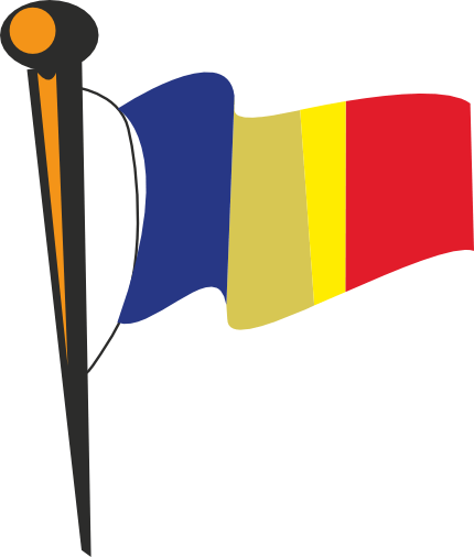 Romania Day Festival - Clipart Png Romanian Flag (430x506)