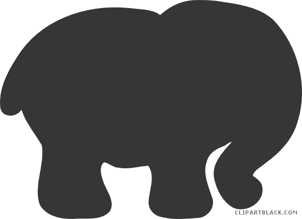Amazing Elephant Animal Free Black White Clipart Images - Purple Elephant Clipart Transparent (600x436)