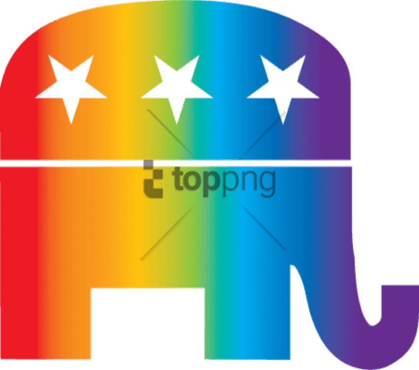 Free Png Download Republican Elephant Png Images Background - Gay Republican Party (850x752)
