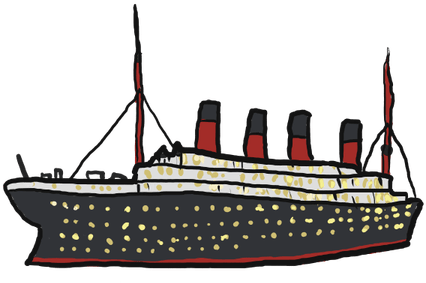 Full Hd Pictures Wallpaper Sinking Ship Clipart - Titanic Transparent Background (450x300)