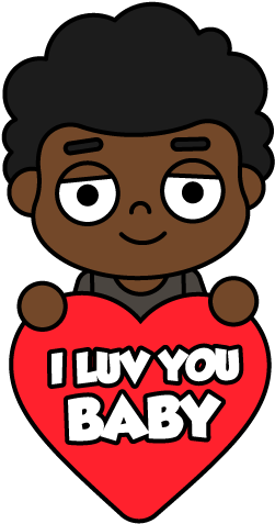 Â The Black Love For Valentine's Day App - Valentines Day Black Love (618x618)