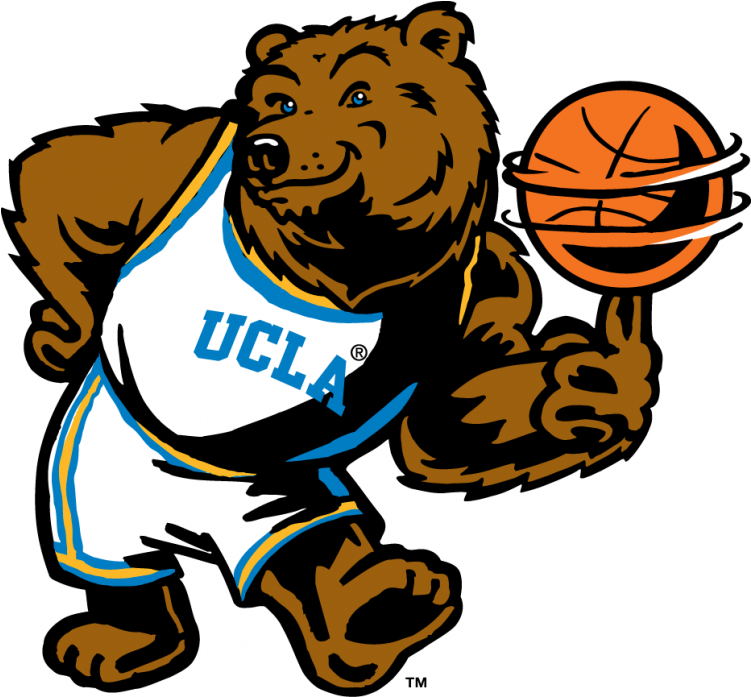 Ucla Bruins Iron On Stickers And Peel-off Decals - Ucla Bruins Basketball Logo (750x930)
