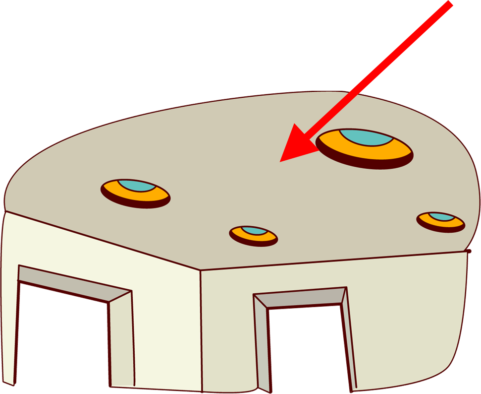 Ceiling Clipart House Ceiling - Parts Of The House Ceiling Clipart (971x794)