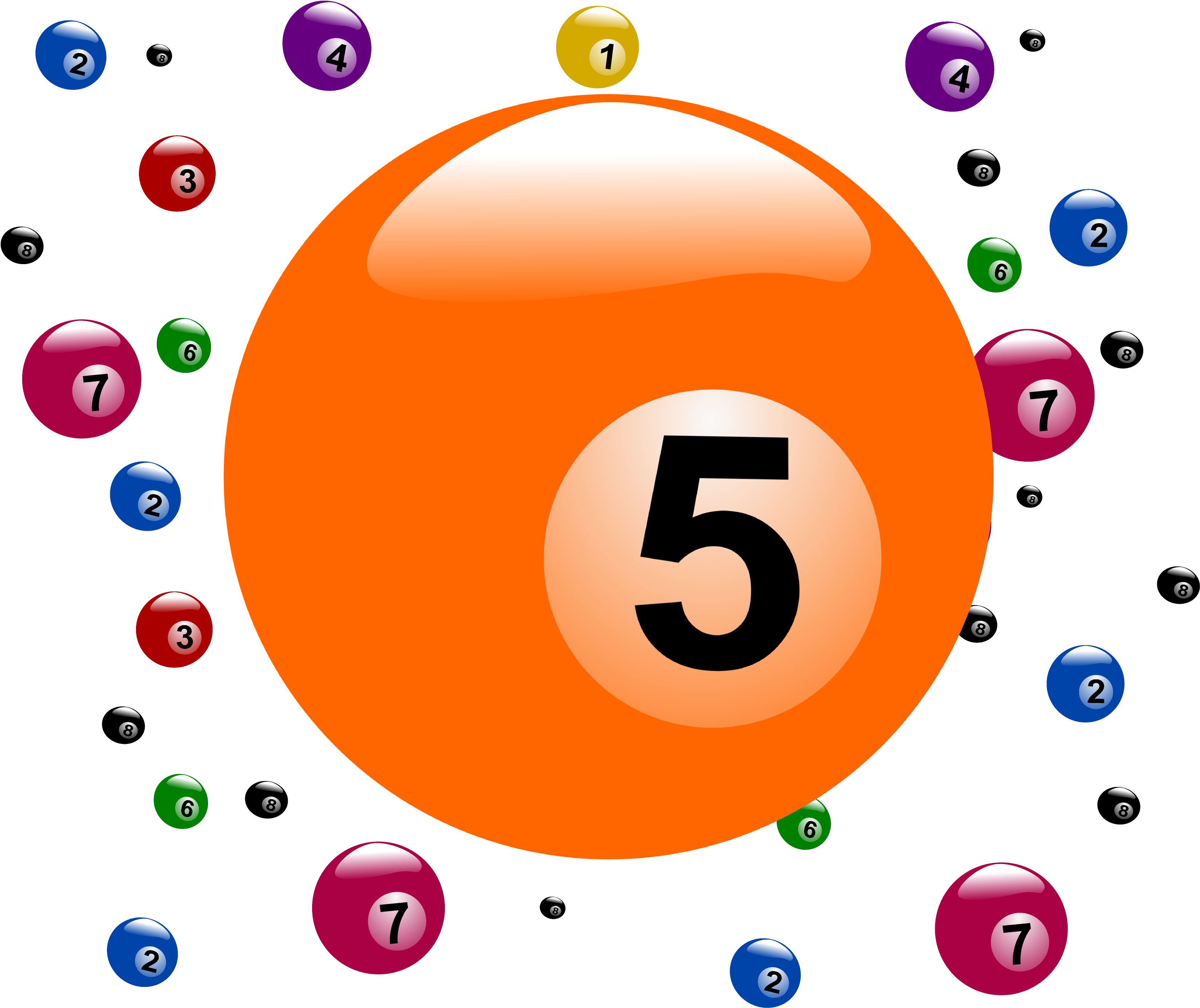 Billiard Png Clipart - Cue Sports (3316x2814)