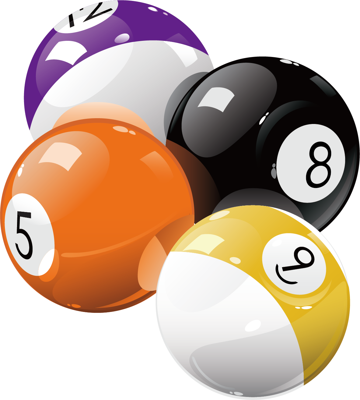 Billiard Png Photo - Pool Ball Vector (1183x1313)
