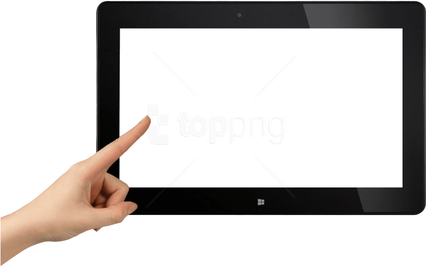 Finger Touch Tablet Png - Finger Touch Tablet Png (850x531)