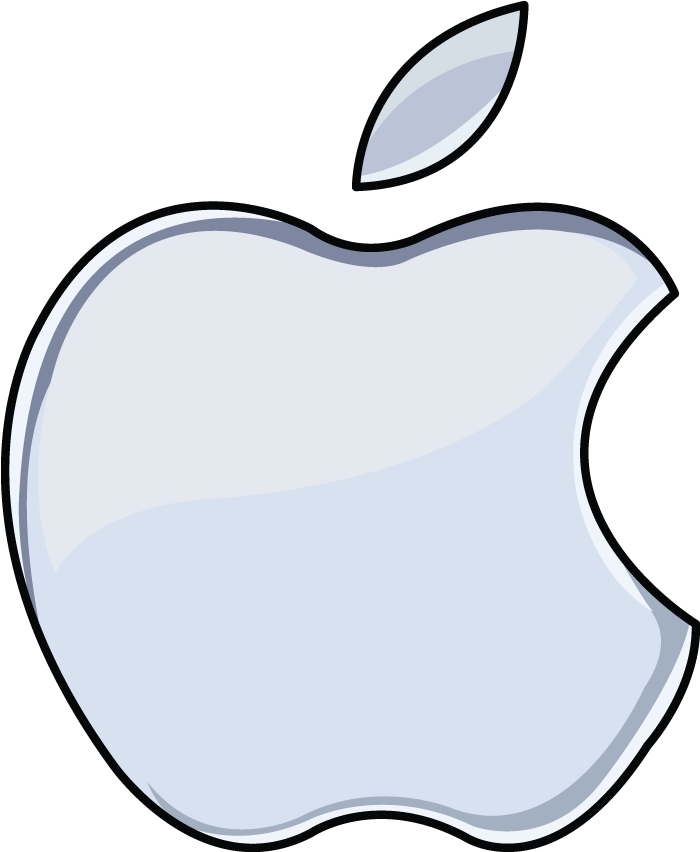 Apple Logo Drawing At Getdrawings - Apple (720x1280)