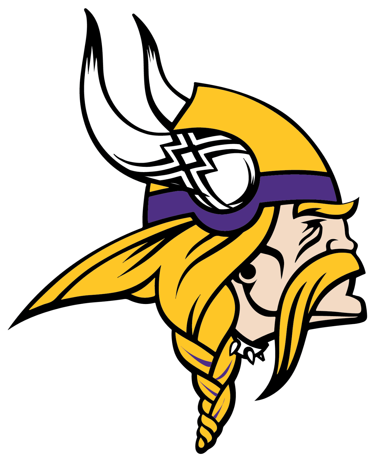 Nfl Logos Re Imagined &lsquometal&rsquo Style Socks - Minnesota Vikings Logos Skol (1600x1600)