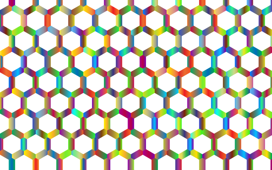 Geometric Patterns No Background Clipart Hexagon Geometry - Hexagon Pattern (900x563)