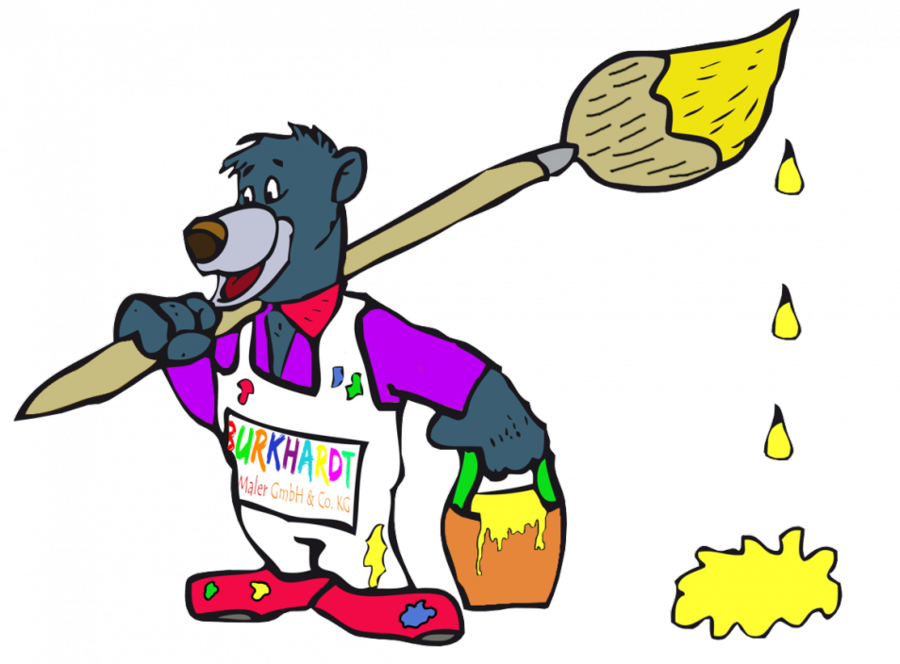 Maler Clipart Burkhardt Ihr Maler Gmbh & Co - Maler (900x664)