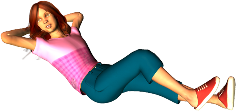 Katie Daydreaming Poser Png Clipart By Clipartcotttage - Photo Shoot (800x378)