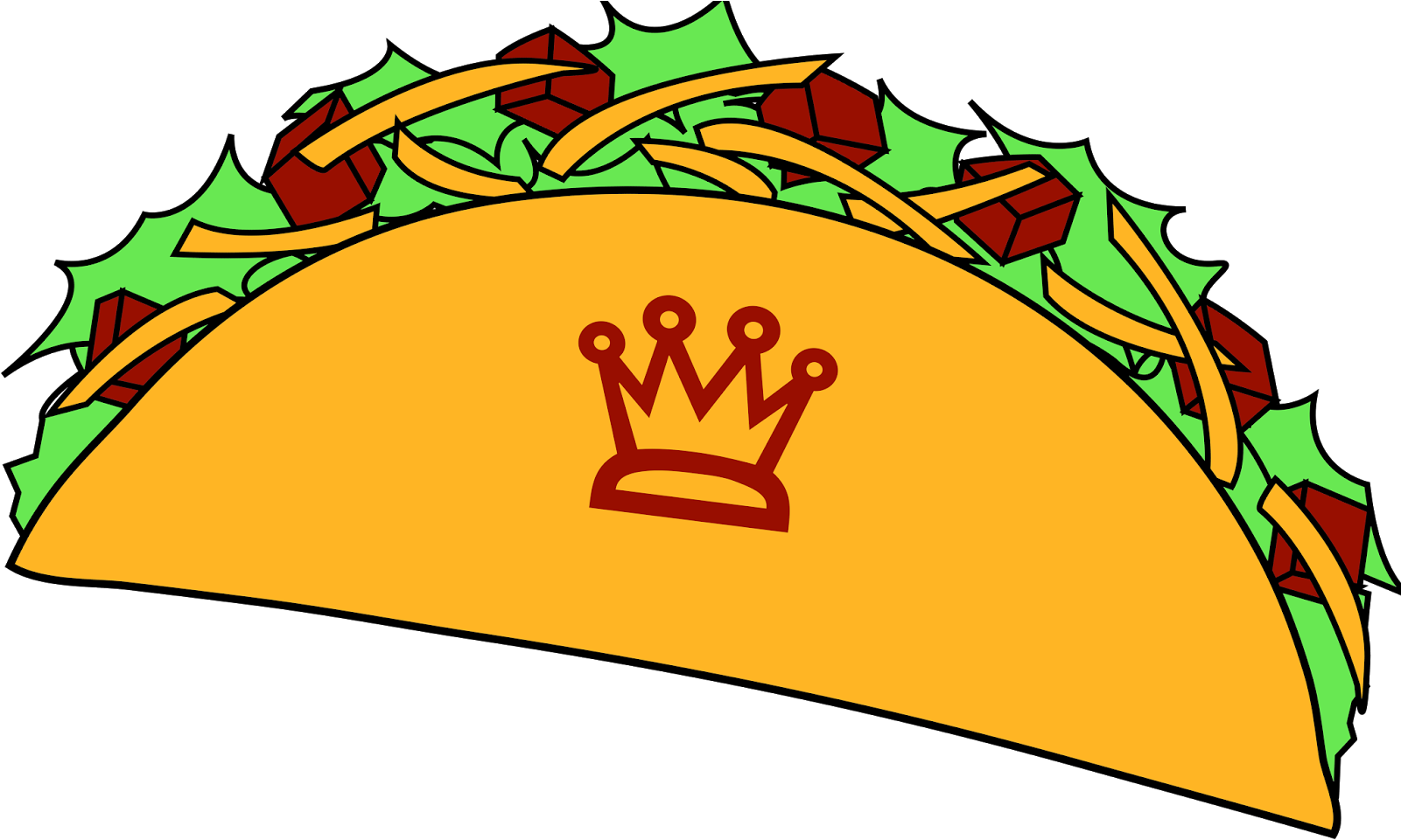 Clip Library Stock Logos Visual Design Royal Logo Creative - Taco Crown (1600x1031)