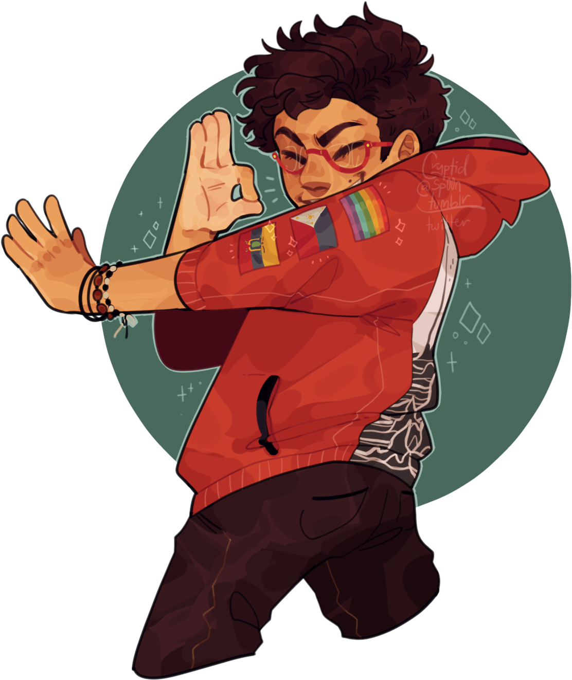 “redraw Of This Thing Tht I Drew 5 Months Ago ” - Scribs Michael Mell Fanart (1280x1442)