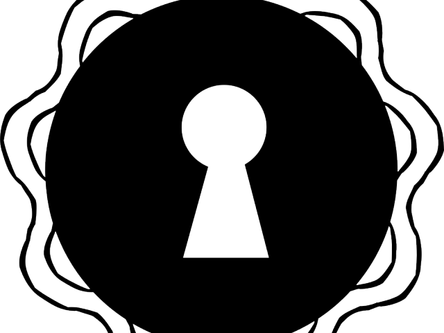 Padlock Clipart Ornate - Circle (640x480)