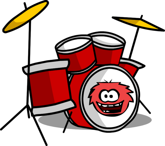 Drum Clipart Club Penguin - Portable Network Graphics (542x479)