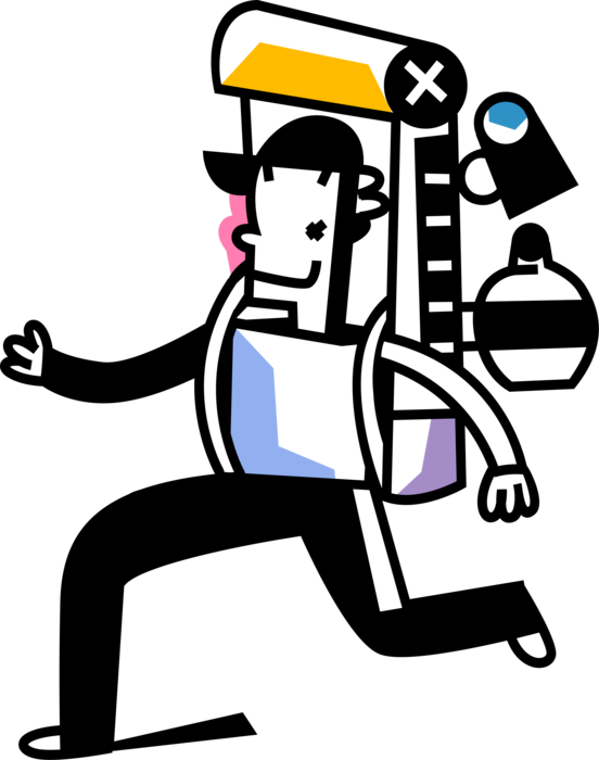 Vector Illustration Of Holiday Vacation World Traveler - Vector Illustration Of Holiday Vacation World Traveler (552x700)