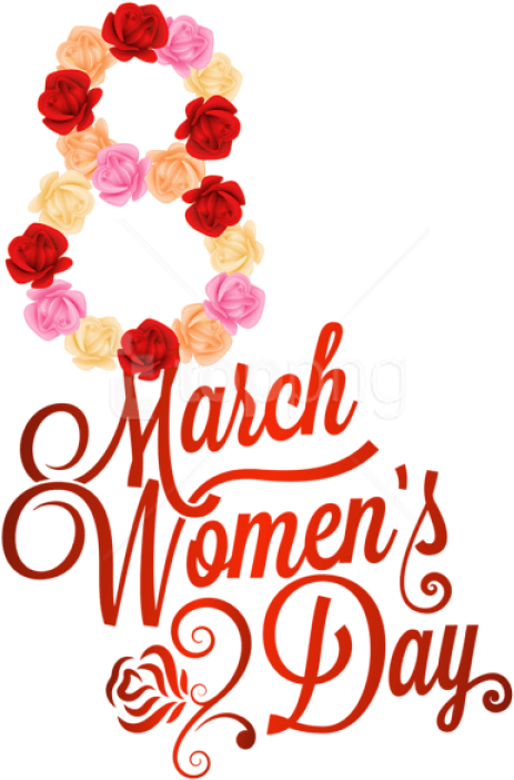 Free Png Download Red 8 March Womens Day Png Images - Celebration Of Women's Day (480x720)