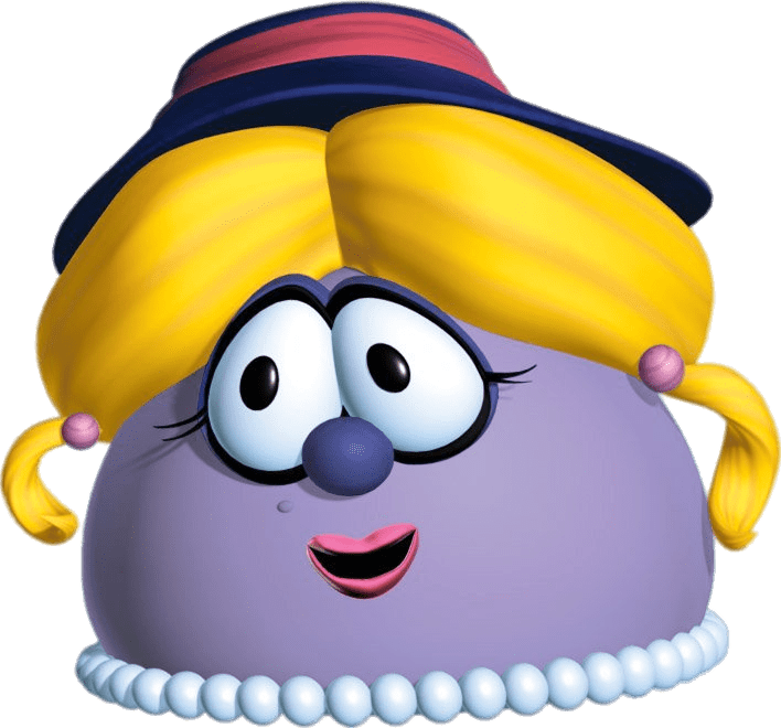 Download - Blueberry From Veggie Tales (708x660)