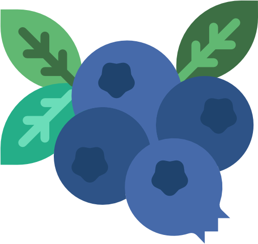 Blueberry Free Icon - Seedless Fruit (512x512)