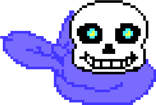 Blueberry Sans - Blue Eye Sans Undertale Face (720x590)