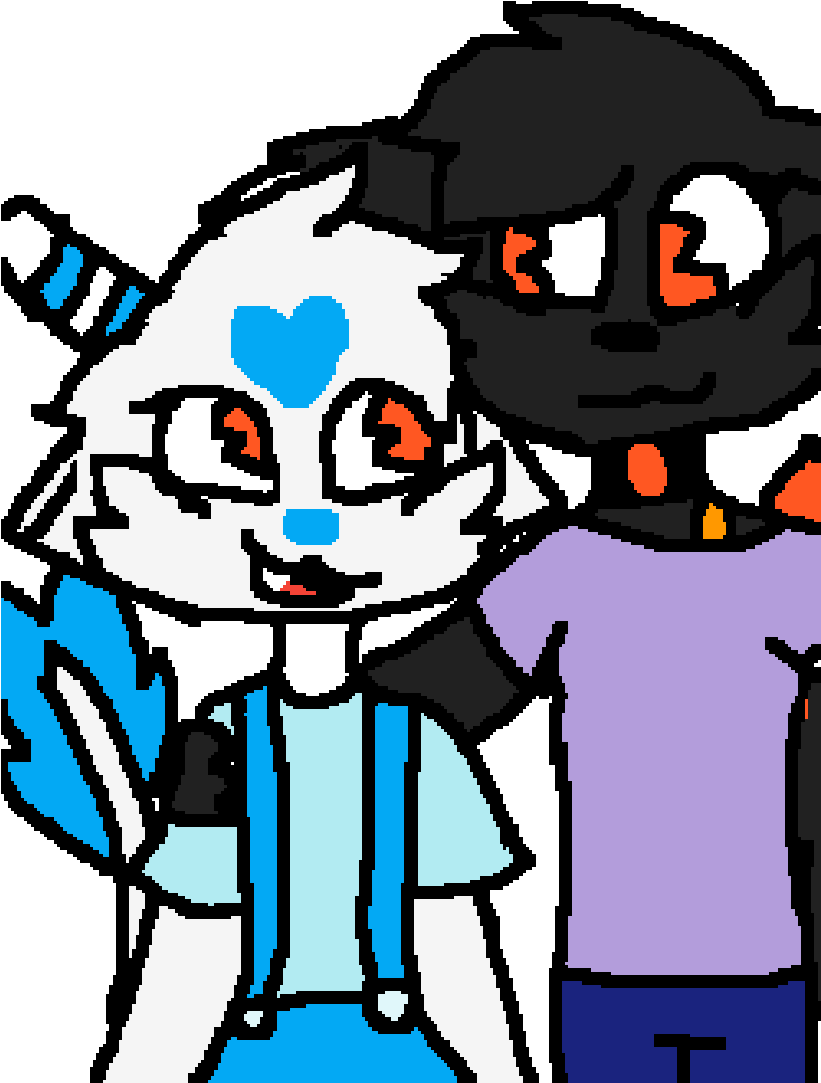 Me And My Daughter Blueberry - Cartoon (750x1140)