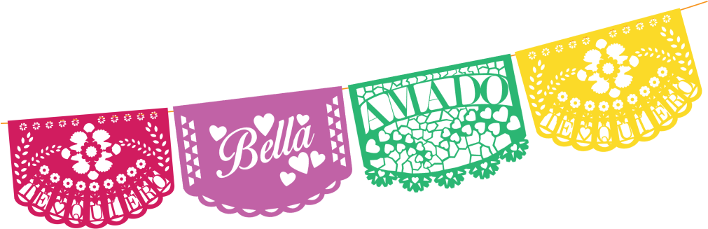 Mexican Printables Resume - Mexican Paper Flags Png (1024x343)