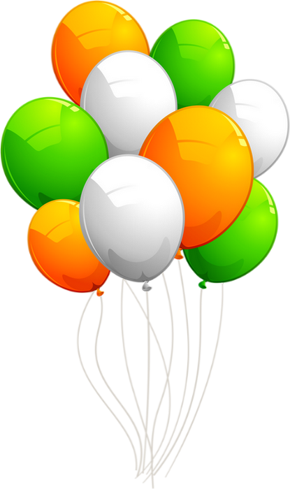 Ballons Png, Tube, Irlande ♧ St Patrick's Day Clipart - Transparent Irish Clip Art (415x700)