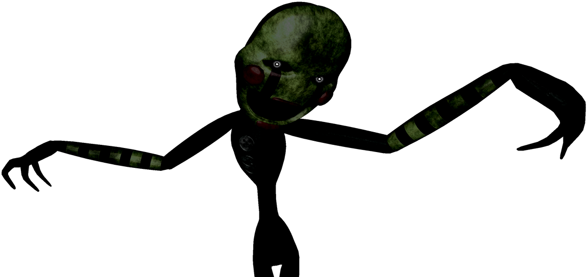 Phantom Puppet [render] By Arrancon On Deviantart - Phantom Puppet Fnaf Png (1192x670)