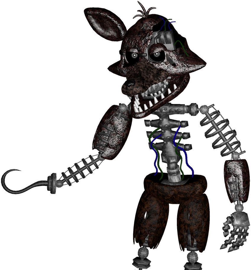 Ignited Foxy [render] By Arrancon On Deviantart - Five Nights At Freddy's Ignited Foxy (872x916)