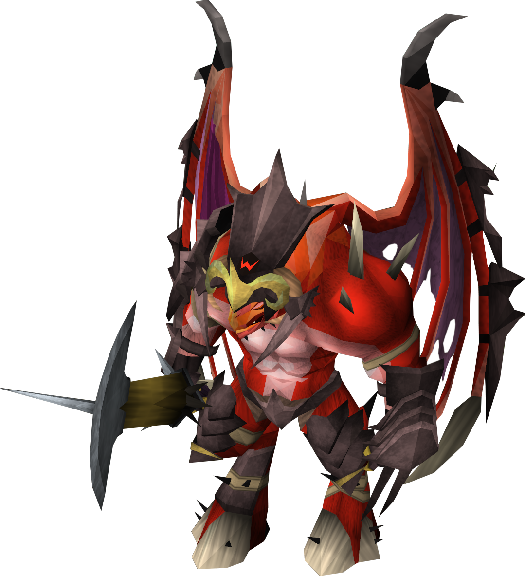Demon Png Transparent Images - Runescape Demon (1079x1183)